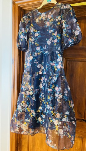 Savida for dunnes navy print - savida,