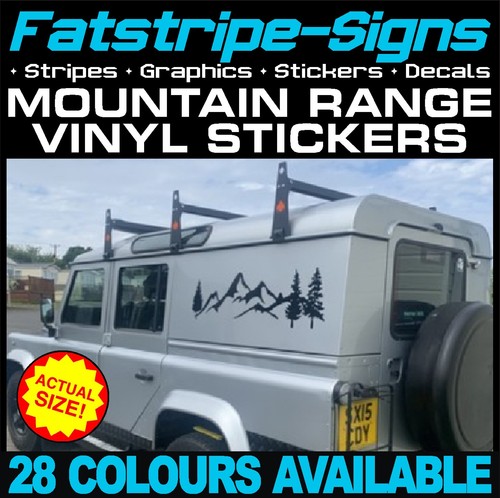 Mountain range vinyl - 2x, 1m