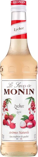 Monin premium lychee syrup - premium,
