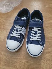 Next Boys Canvas Trainers Navy