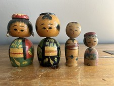 Four Vintage Antique Japanese