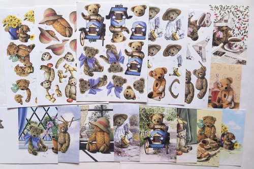 Teddy bear decoupage - bear,