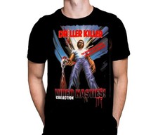 Video Nasties Collection -THE DRILLER  KILLER  - Black T-Shirt - Sizes S - 5XL
