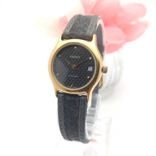 Tissot stylist quartz black - tissot,