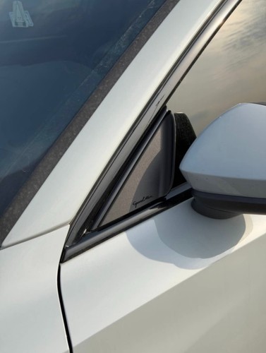 Car side mirror wind - wind, deflector