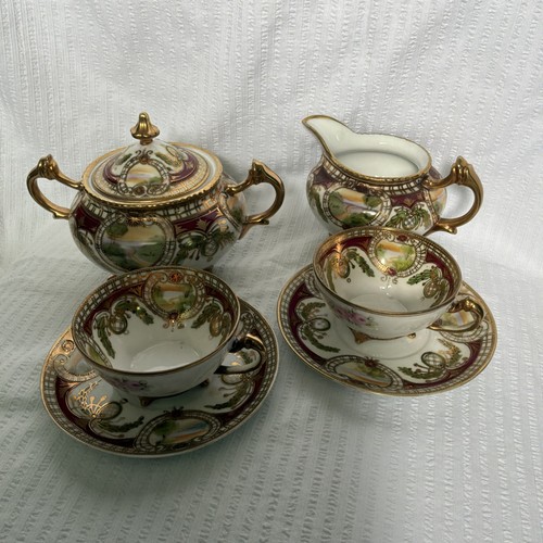 Antique noritake footed tea - antique,