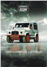 DEFENDER ICON (INCL RS HERITAGE FALCON SNOW LE RETRO UTILITY) UK SALES BROCHURE