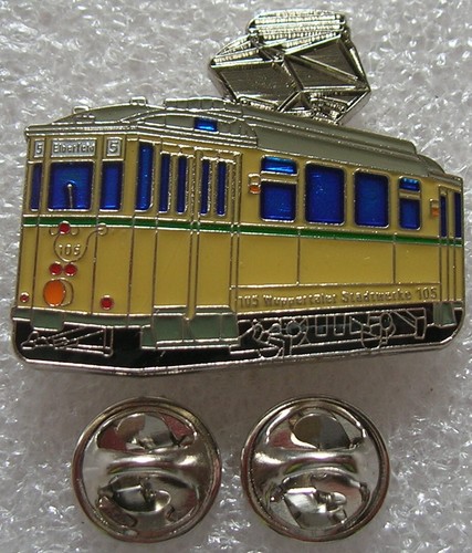 Pin badge tram wuppertal - pin,