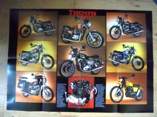 Triumph sales brochure - brochure, poster