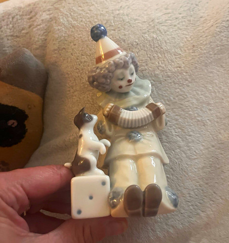 Lladró porcelain clown - clown, &