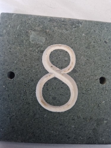 Number deep engraved welsh - deep,