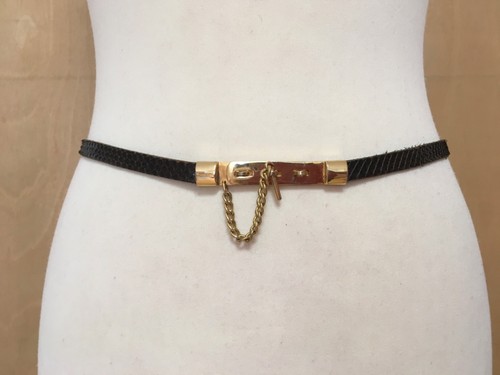 Vintage dark brown - dark, snake