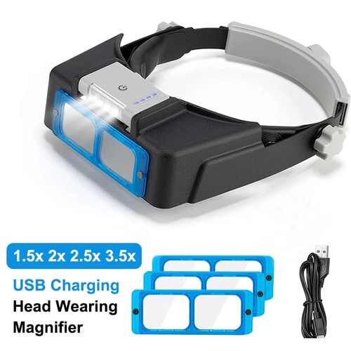 Usb charging head - head, magnifier