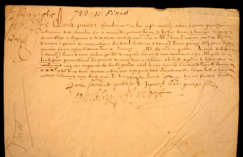 1556 french manuscript - 1556,