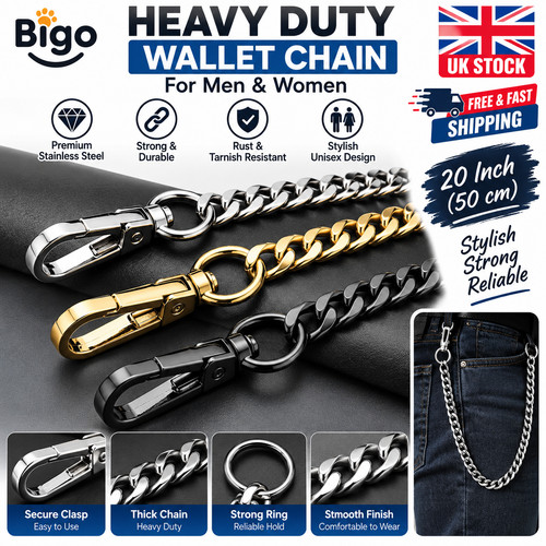 Heavy duty punk wallet chain - punk,