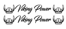 truck side sticker viking