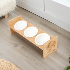 Adjustable Cat Dog Bowl Puppy