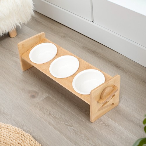 Adjustable cat dog bowl - adjustable,