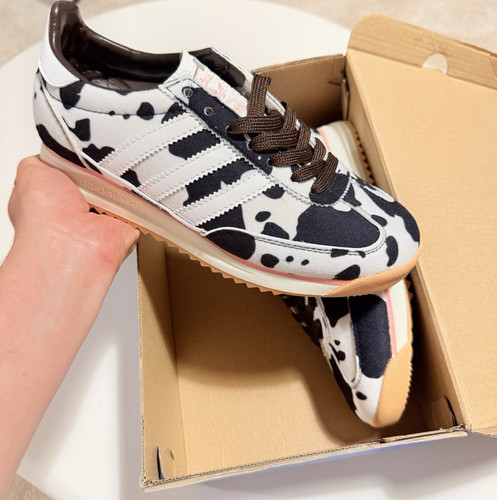 Adidas cow print trainer - cow,