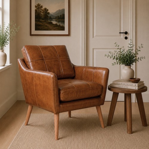 Tan brown real genuine hide - brown,