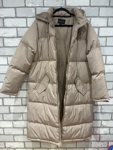 Ladies winter coat beige - ladies,