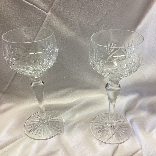 Pair stuart crystal hock - of,