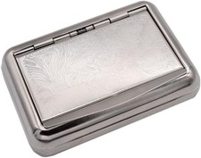 TOBACCO  Tin with Paper Holder