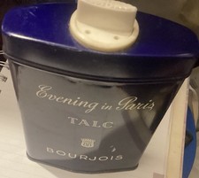 Vintage Bourjpis Evening In Paris Talc