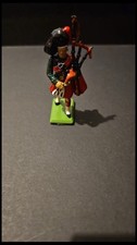 W. Britain Scots Guard Metal Bag Piper Vintage Diecast Toy Soldier