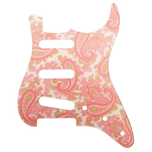 Pearl gold backed pink paisley - gold,