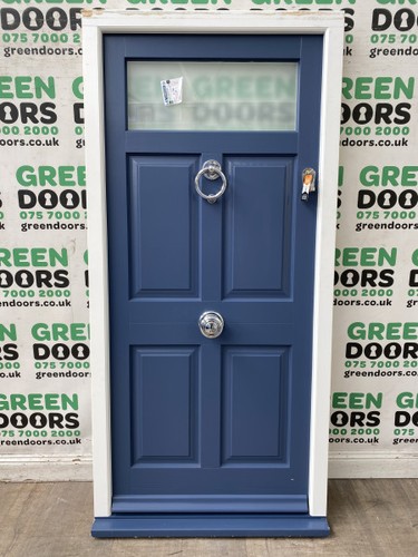 Wooden timber front door - timber,