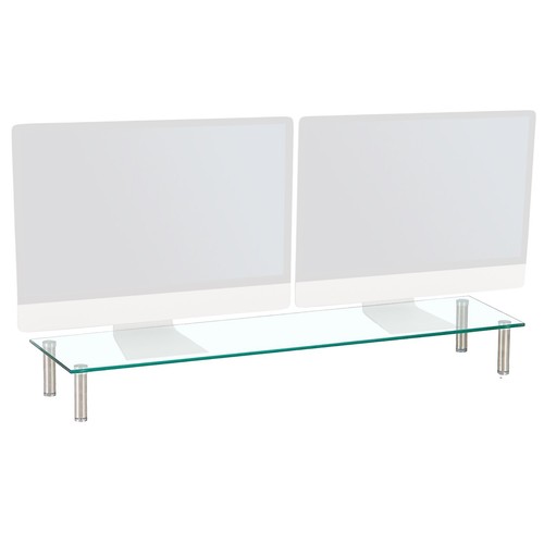 Large twin monitor - riser, stand