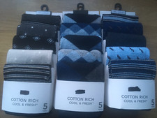 Ex M&S mens 5 pk cotton rich