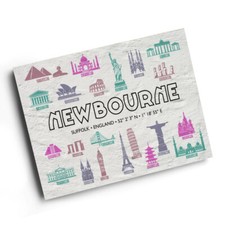 A4 PRINT - Newbourne, Suffolk, England - World Landmarks