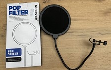 Neewer Pop Filter Black Studio Microphone Mic Wind Screen Filter Shield