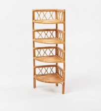 Bali Rattan Corner Shelf 