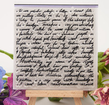 Alphabet Silicone Clear Stamp