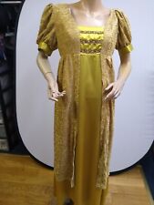 Regency Bridgerton Jane Austen Dress Chartreuse Green