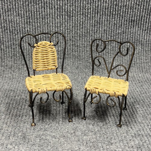 Vintage doll furniture metal - doll,