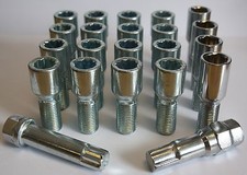 16 X M12 X 1.5 TUNER SLIMLINE ALLOY WHEEL + LOCKING BOLTS MERCEDES  S CLASS W126