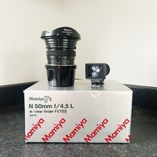 Mamiya 7/7ii 50mm F4.5 lens for Mamiya 7/7ii (Boxed with Finder) 