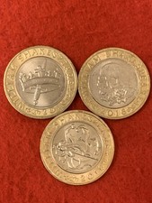 £2 Coins 2016 William Shakespeare - Comedies Tragedies Histories Full Set