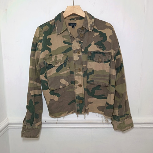 Topshop womens jacket green - womens,
