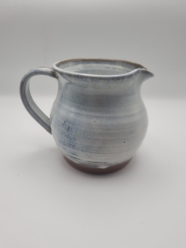 Studio pottery jug bluish - studio,