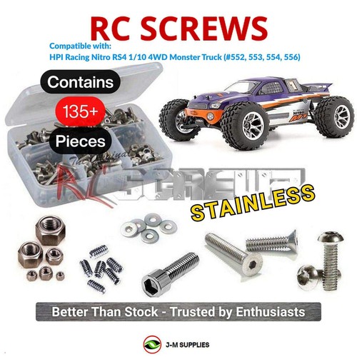 Rcscrewz stainless screw kit - rcscrewz,