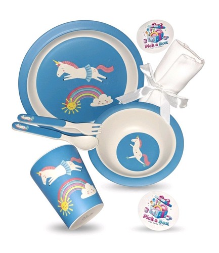 Unicorn themed bamboo 6 pcs - themed,