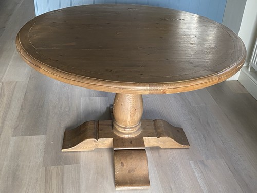 Chunky circular antique - circular, pine