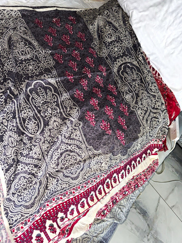 Grey hot pink cream - grey,