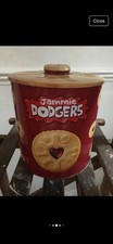 Jammie Dodgers Retro Metal Biscuit Barrel