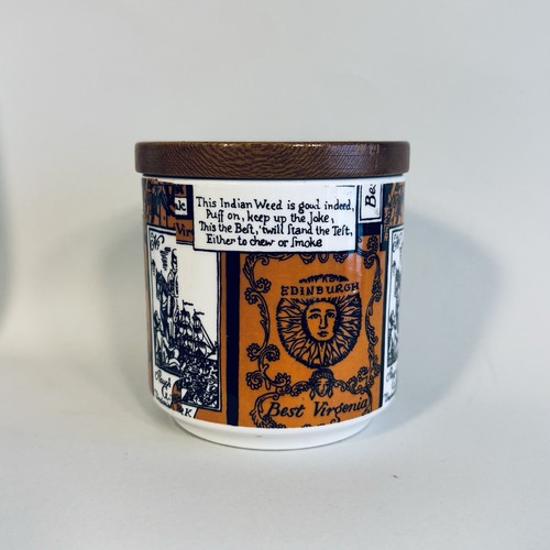 Handmade tobacco jar with